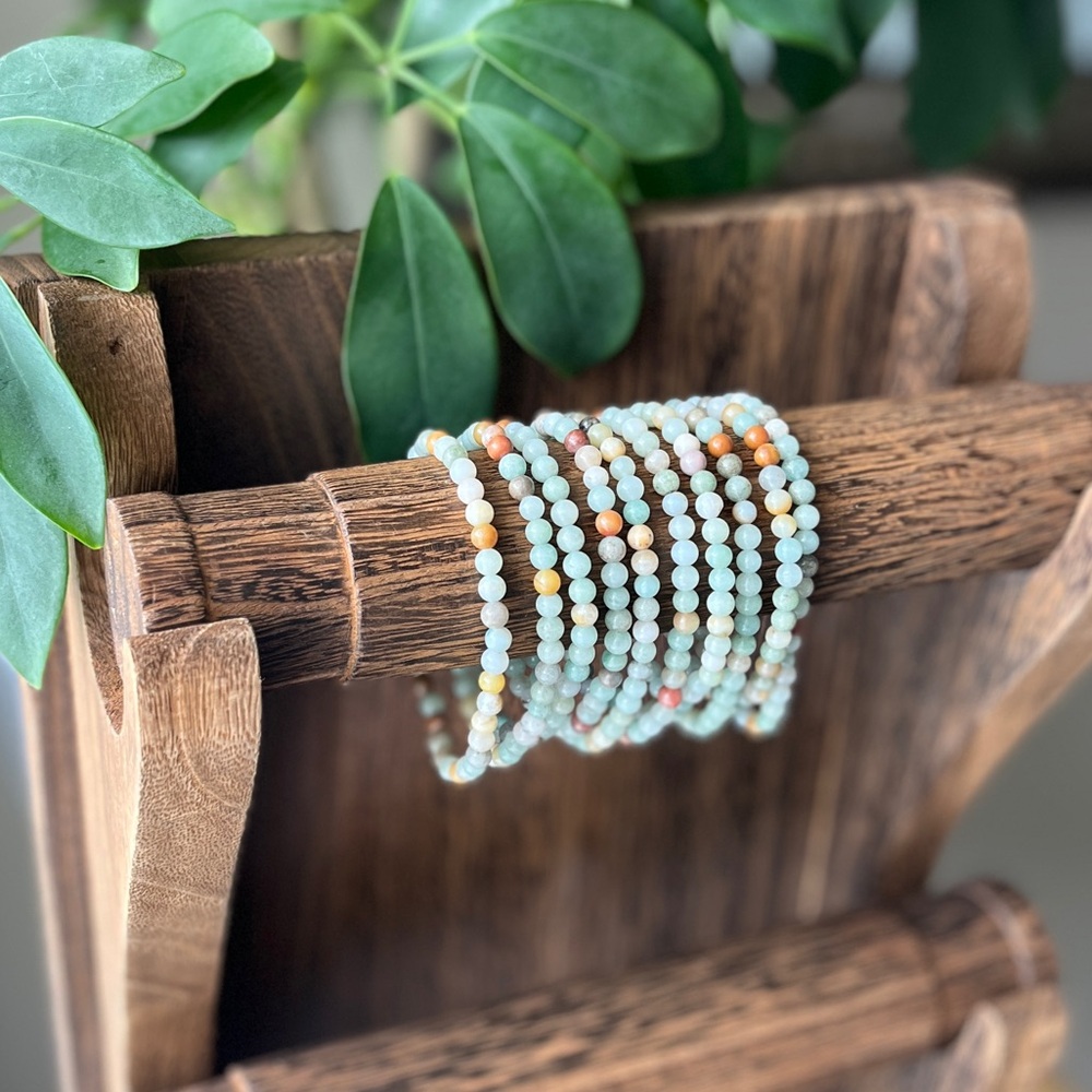 Mixed Amazonite bracelet - Picture 5 of 5